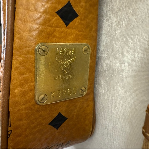 Used MCM Brown visettos Crossbody Bag with Logo Pattern see other pictures - Picture 15 of 16